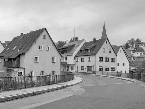 Blick auf die Wasserbrücke