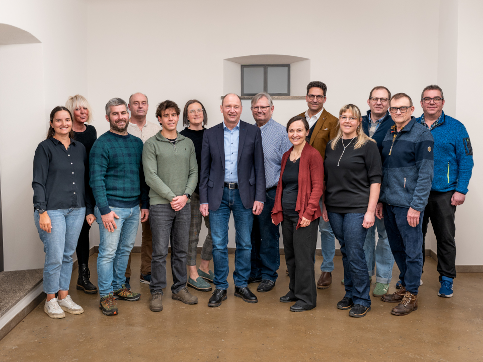 Gruppenfoto der Kandidierenden